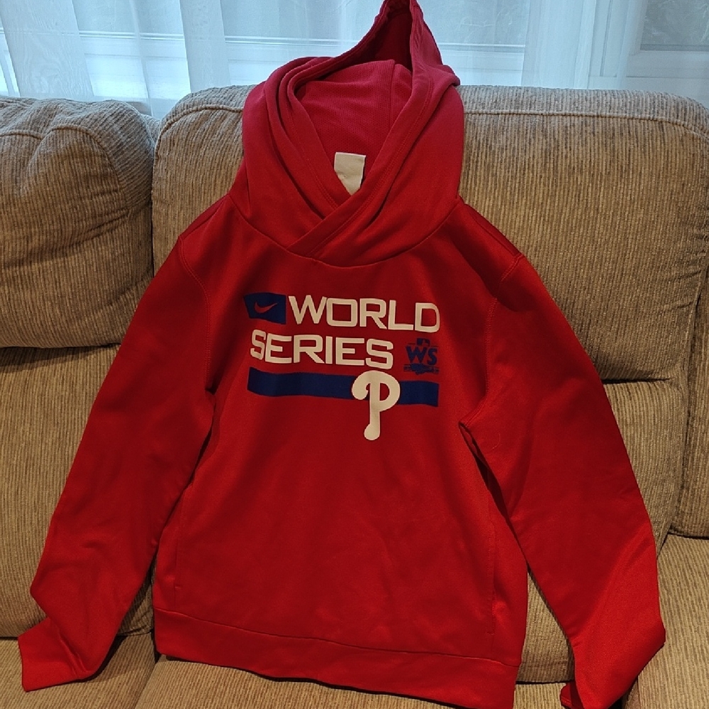 NWOT Nike Kids Red World Series Hoodie
